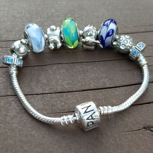 Pandora bracelet and charms